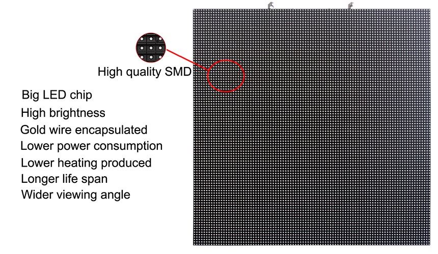 super brightness SMD LED display